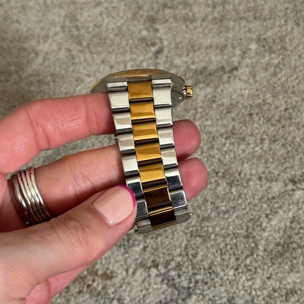 Michael Kors Channing Gold and Silver Watch - Picture 2 of 6